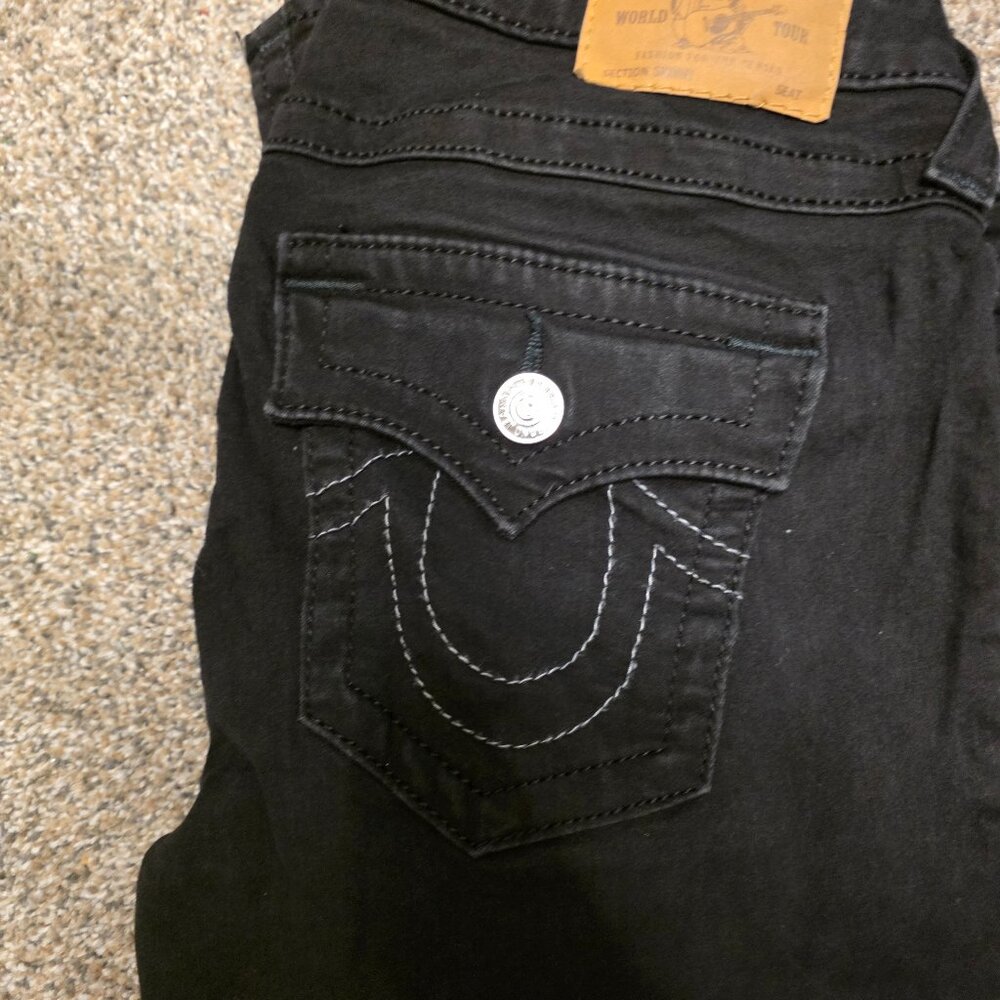 True religion black skinny